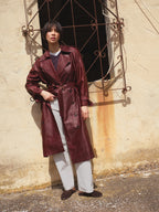 Silk Trench Coat
