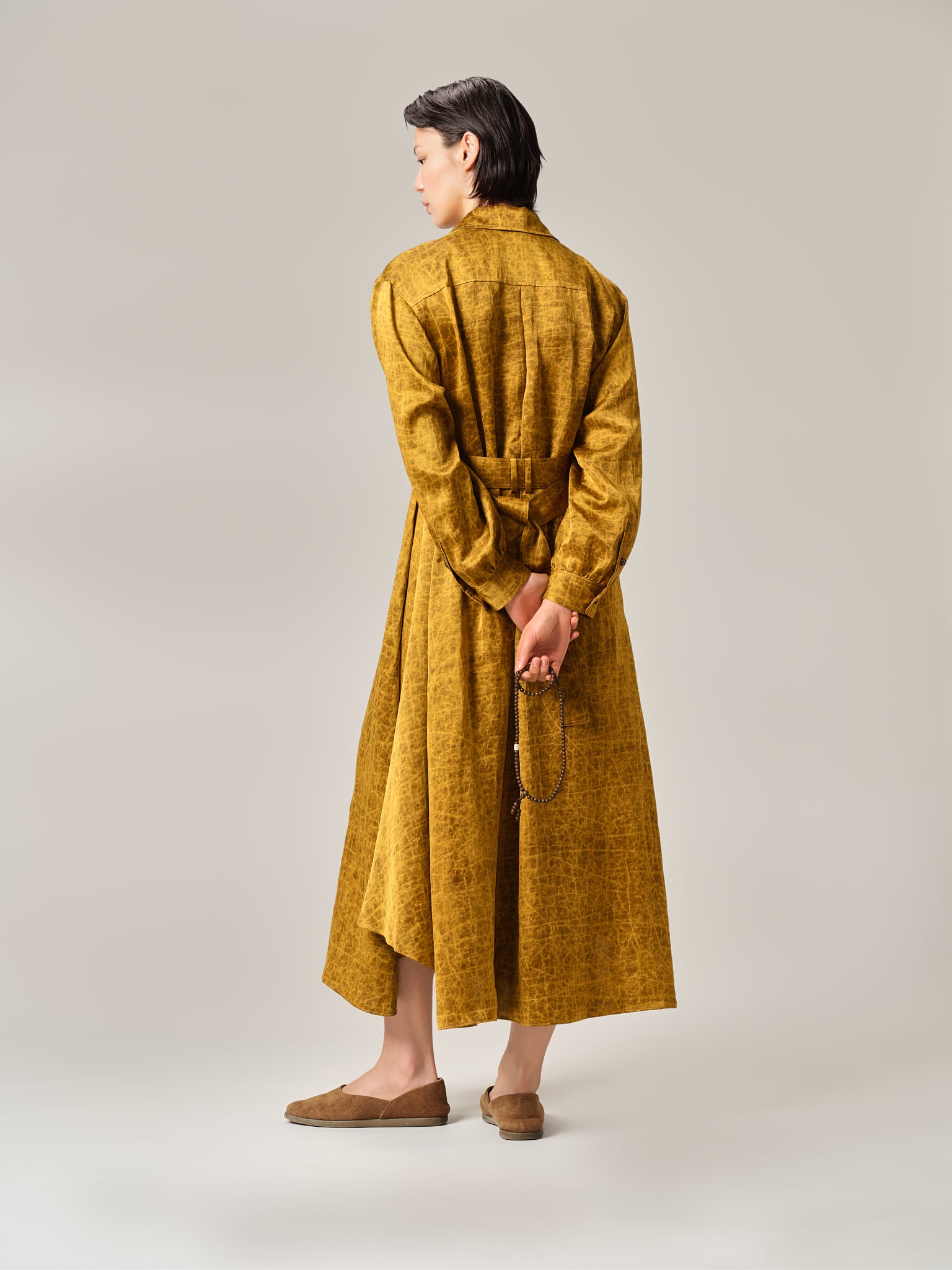 Jin Silk Shirt Dress