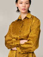 Jin Silk Shirt Dress