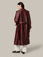 Silk Trench Coat