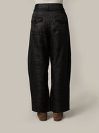 Curved Silk Trouser