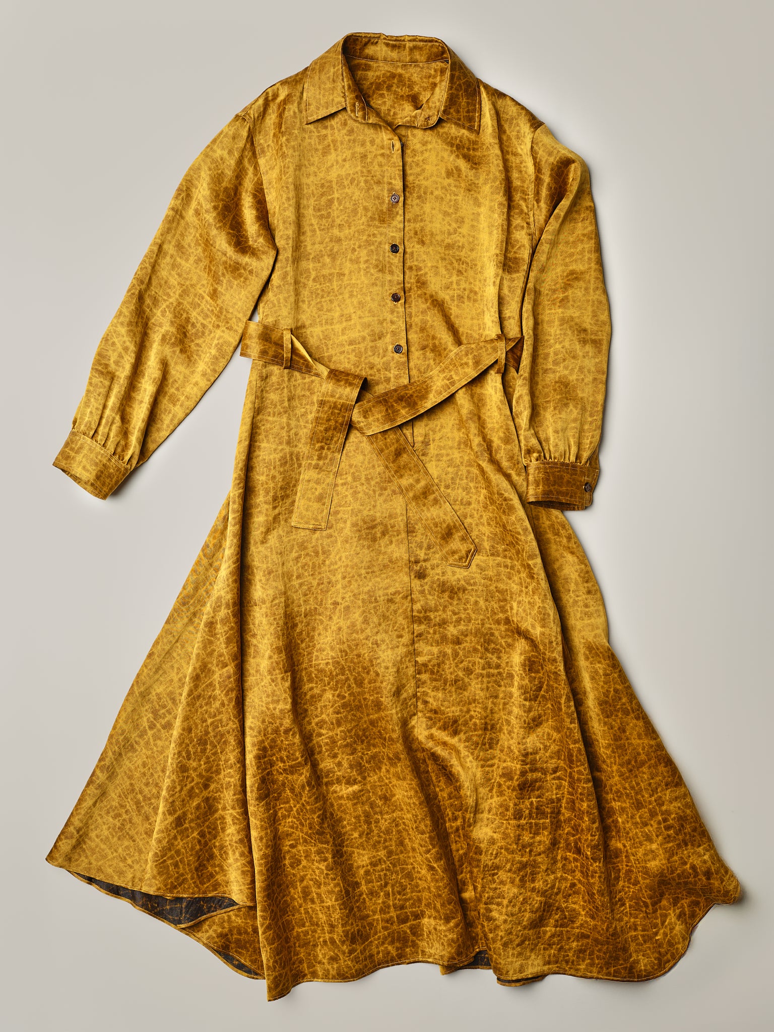 Jin Silk Shirt Dress