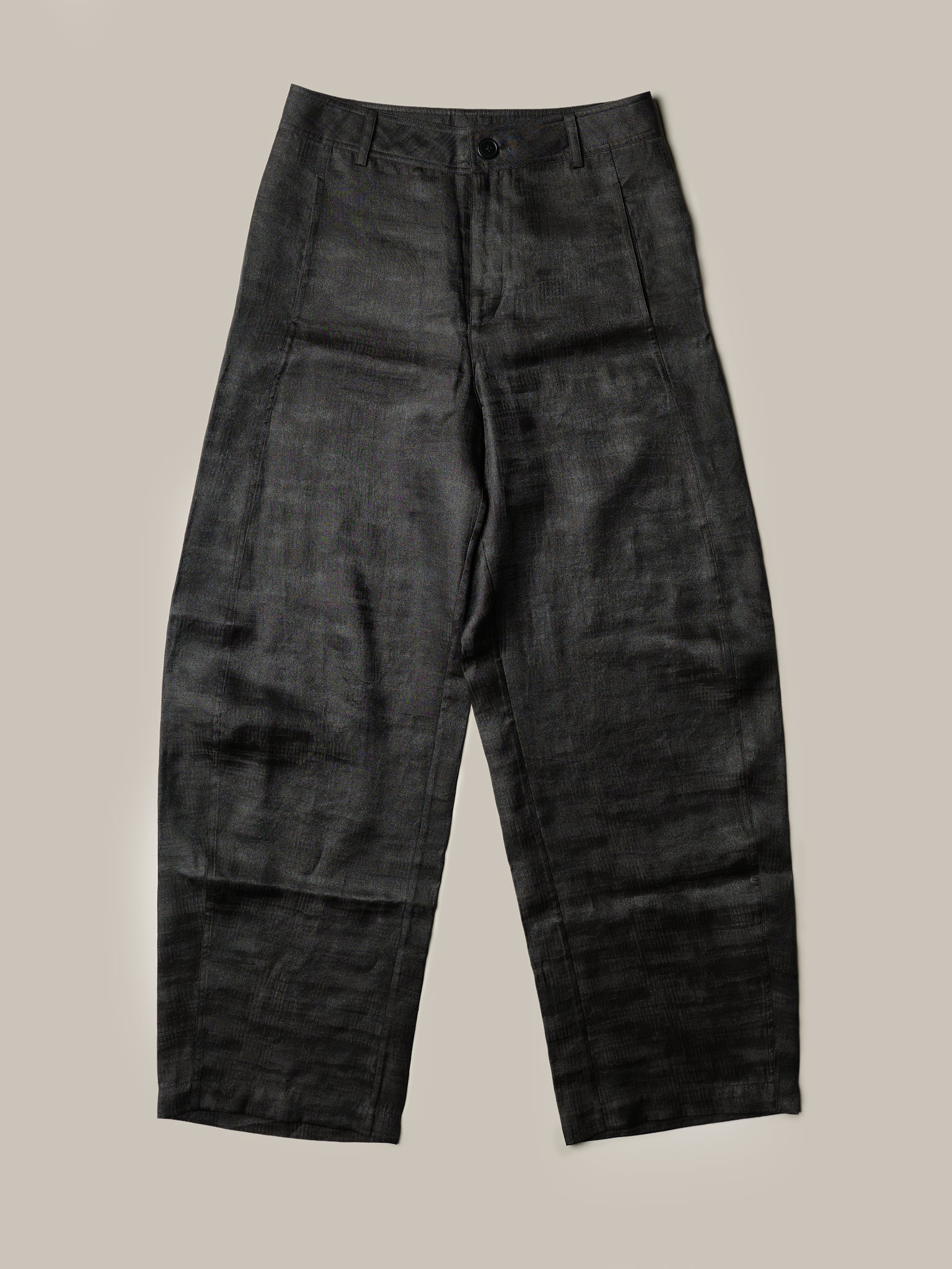 Curved Silk Trouser